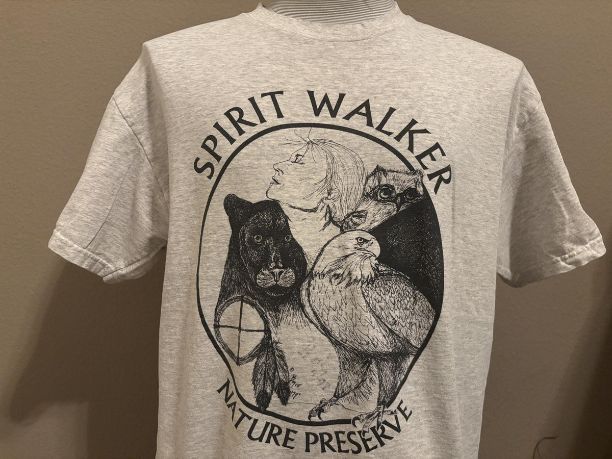 Vintage 9039s Spirit Walker Nature Preserve Wildlife Animal T Shirt L Graphic Tee – Warm & Stylish · Trending Graphic Apparel