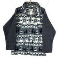 Vintage Winter Womens Fleece Sweater Jacket Large Full Zip Snow Flake Reindeer Graphic Tee – Fan Favorite · Great Gift For Fans