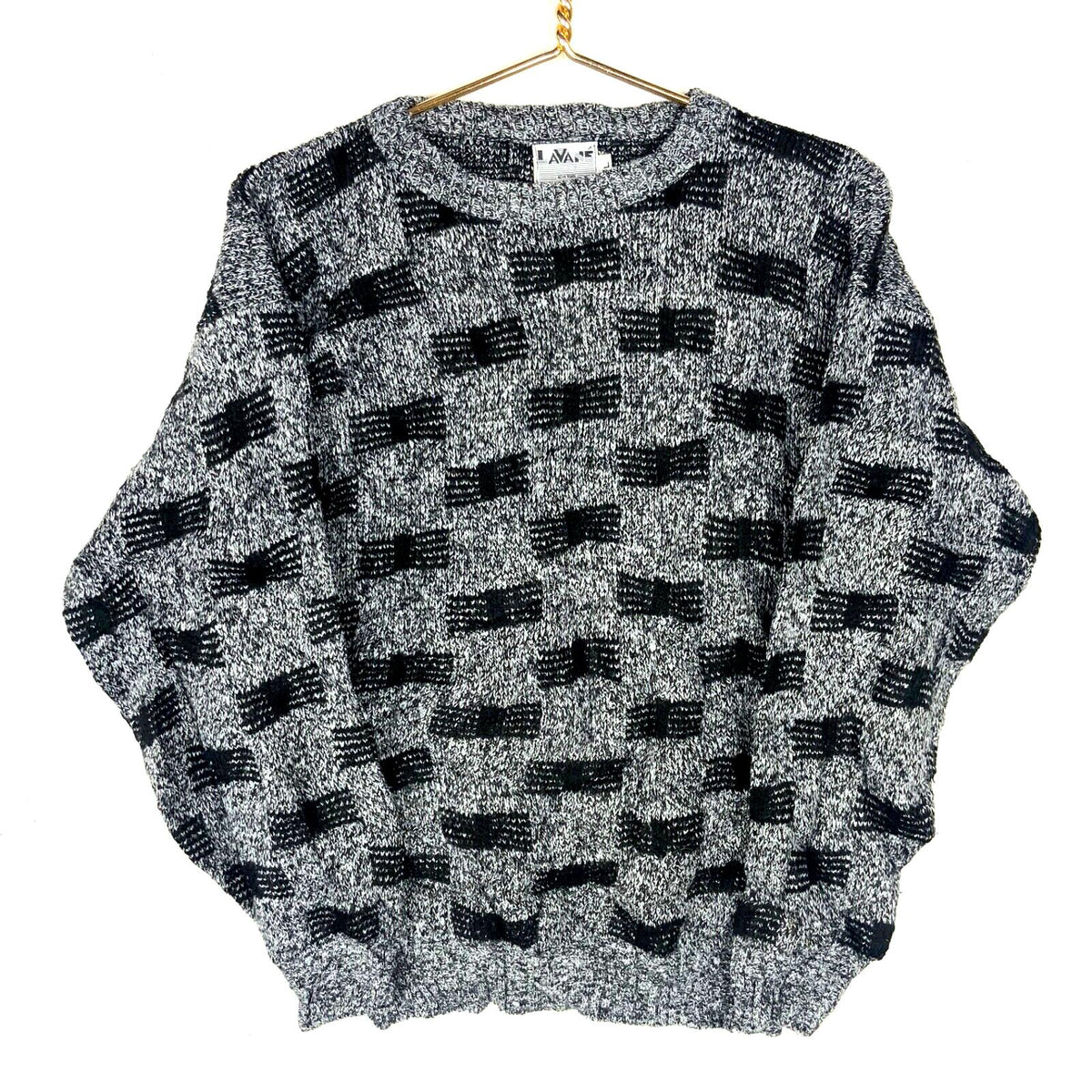 Vintage Grandpa Knit Sweater Large Crewneck Gray 90s Graphic Tee – Bold Style · Perfect For Daily Wear