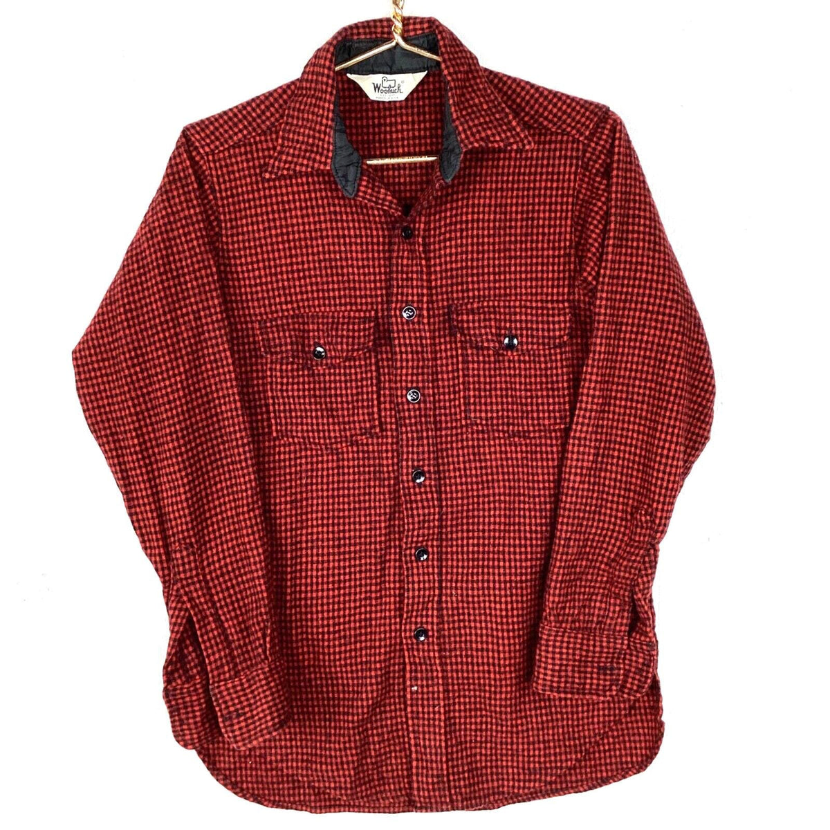Vintage Woolrich Wool Shirt Small Red Button Up Long Sleeve Made In Usa 90s Graphic Tee – Premium Graphic · Must-Have Style
