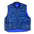 Vintage Puffer Vest Jacket Size Medium Blue Full Zip 90s Graphic Tee – Warm & Stylish · High-Quality Print