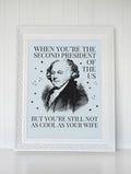 Womens History Month Abigail Adams John Adams Poster Print Funny Saying Early US History Gift for Social Studies Teacher History Buff Graphic Tee – Everyday Comfort · Trending Graphic Apparel