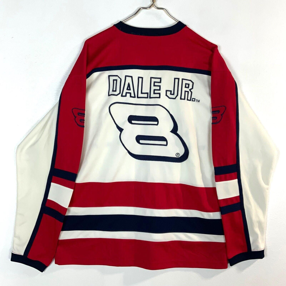 Vintage Nascar Jersey Large White Budweiser Dale Earnhardt Jr 90s Jersey – Cozy Vibes · Great Gift For Fans
