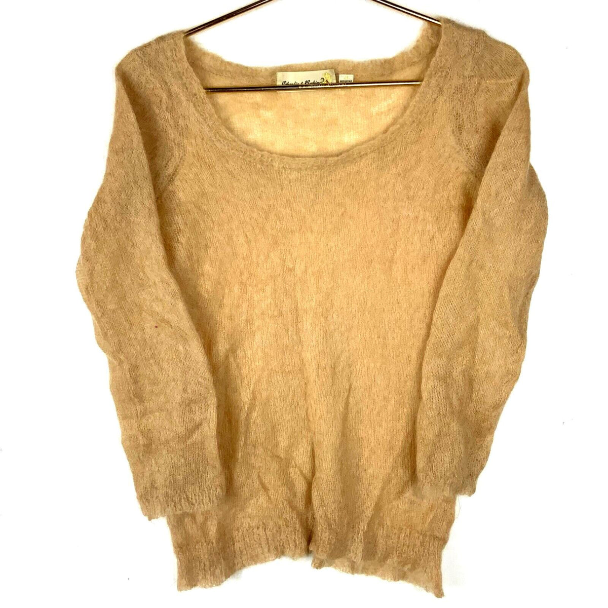 Vintage Grandma Knit Mohair Sweater Womens Medium Brown Crewneck 90s Graphic Tee – Bold Style · Trending Graphic Apparel