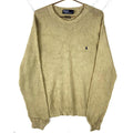 Vintage Polo Ralph Lauren Knit Sweater Extra Large Beige Crewneck 90s Graphic Tee – Aesthetic Look · Must-Have Style
