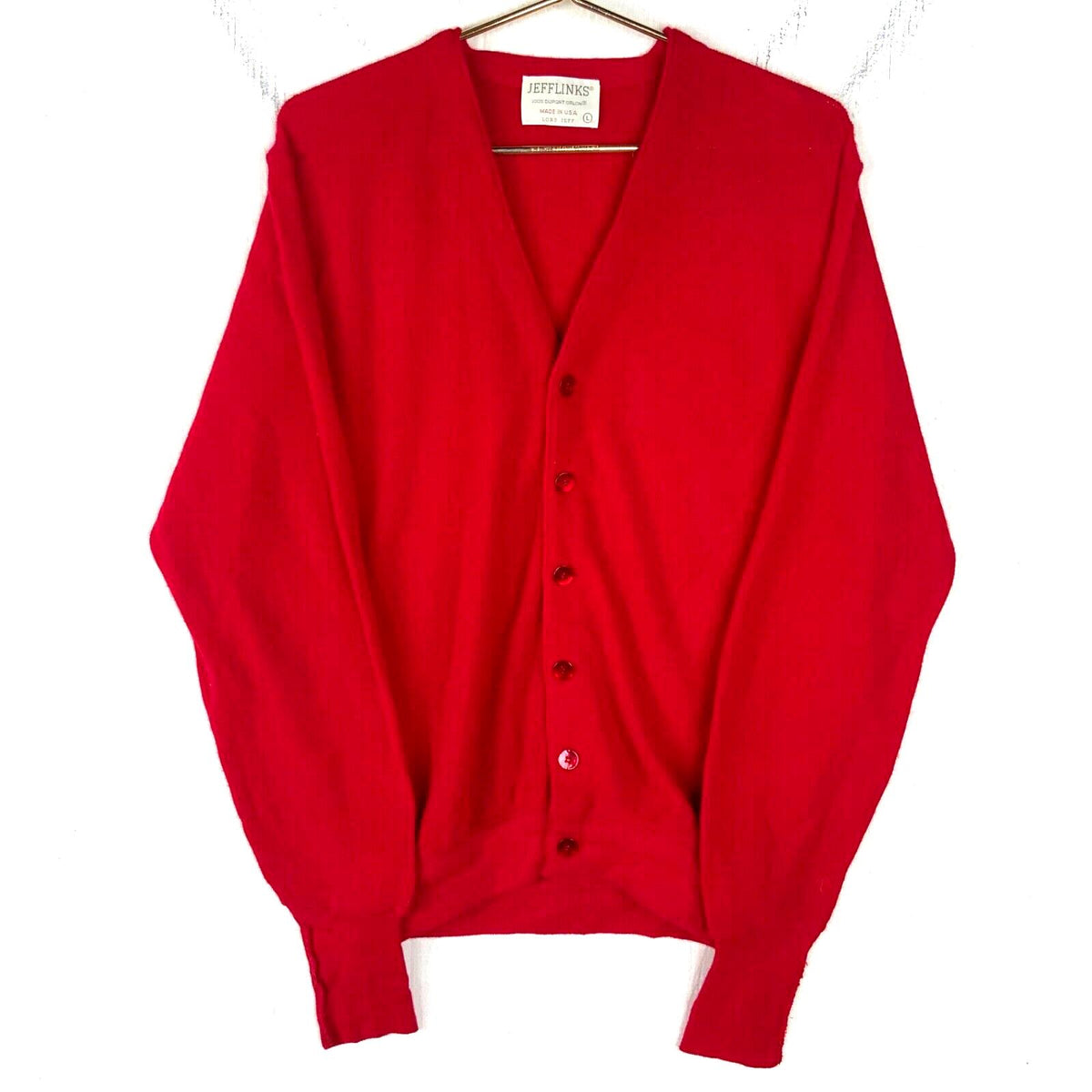 Vintage Grandpa Knit Cardigan Sweater Large Red Made In Usa 90s Graphic Tee – Cozy Vibes · Must-Have Style