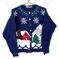 Vintage Grandma Knit Cardigan Sweater Women39s Small Blue Christmas 90s Graphic Tee – Premium Graphic · Trending Graphic Apparel