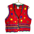 Vintage Orvis Knit Sweater Vest Womens XL Red Crochet Floral 90s Graphic Tee – Cozy Vibes · High-Quality Print