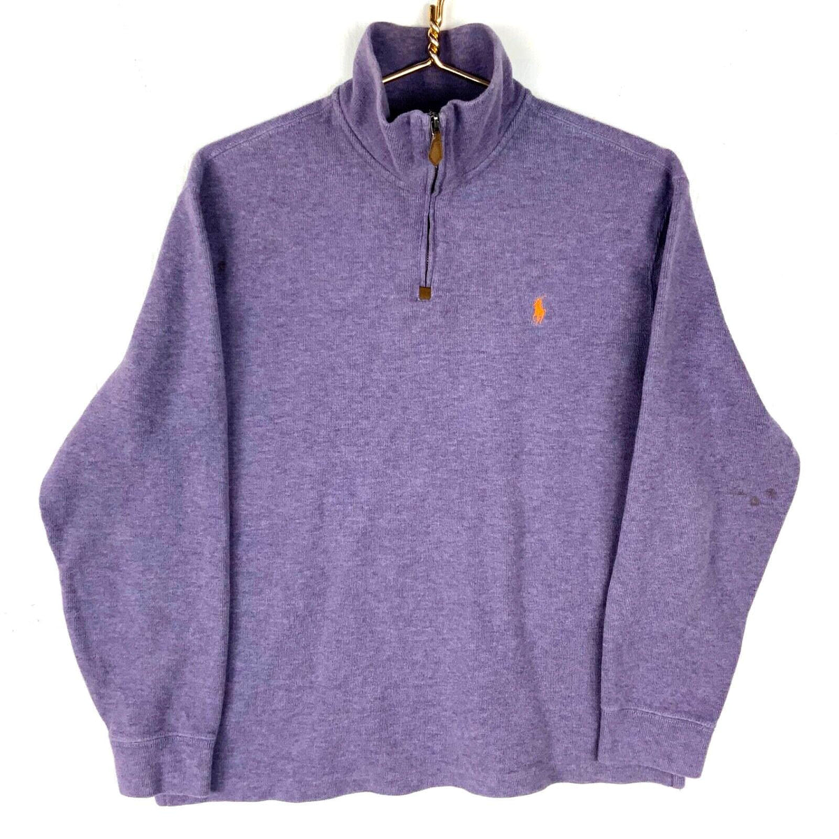 Vintage Polo Ralph Lauren Knit Sweater Large Purple 14 Zip Graphic Tee – Easygoing Wear · Perfect For Daily Wear