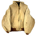 Vintage Carhartt Jacket 3XL Brown Quilted Full Zip Hooded Graphic Tee – Aesthetic Look · Trending Graphic Apparel