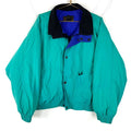 Vintage Eddie Bauer Down Bomber Puffer Jacket Size Large Blue Full Zip Graphic Tee – Feel-Good Design · Must-Have Style