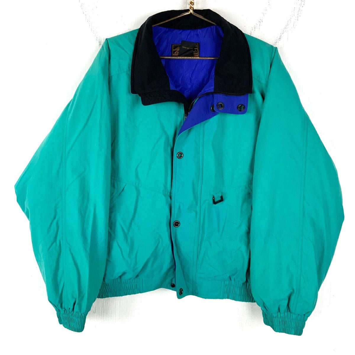Vintage Eddie Bauer Down Bomber Puffer Jacket Size Large Blue Full Zip Graphic Tee – Feel-Good Design · Must-Have Style