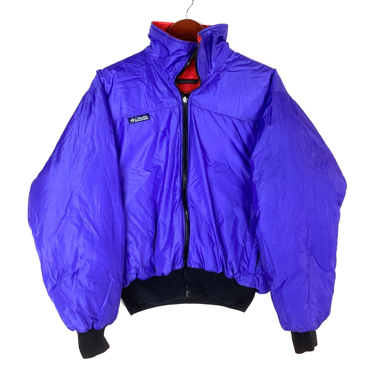 Vintage Columbia Puffer Down Jacket Size Medium Reversible Full Zip 90s Graphic Tee – Cozy Vibes · High-Quality Print