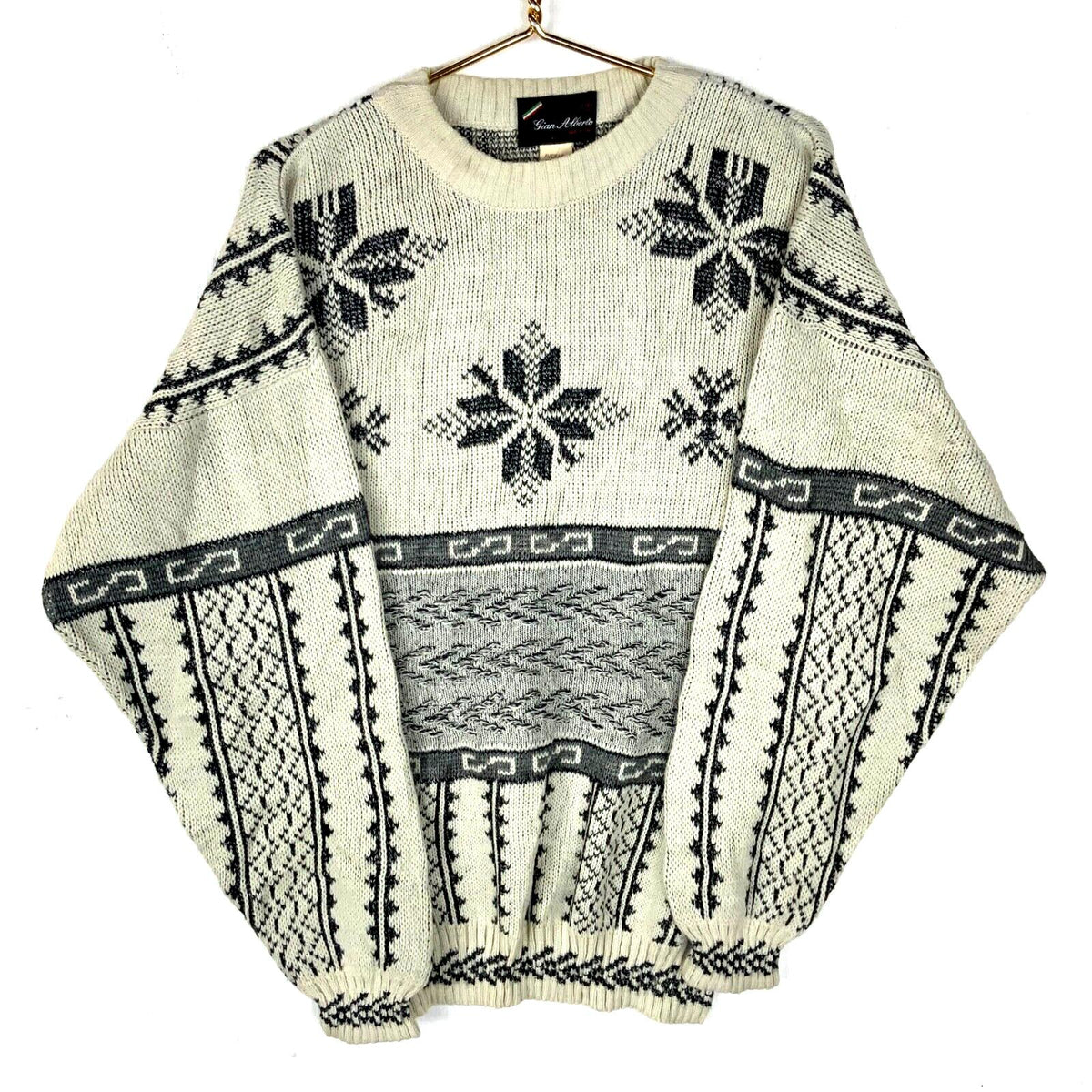 Vintage Grandpa Knit Wool Sweater XL White Crewneck Pattern 90s Graphic Tee – Easygoing Wear · Great Gift For Fans