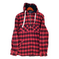 Polo Ralph Lauren Sweatshirt Hoodie Large Red Plaid Quarter Zip Hoodie – Aesthetic Look · Must-Have Style