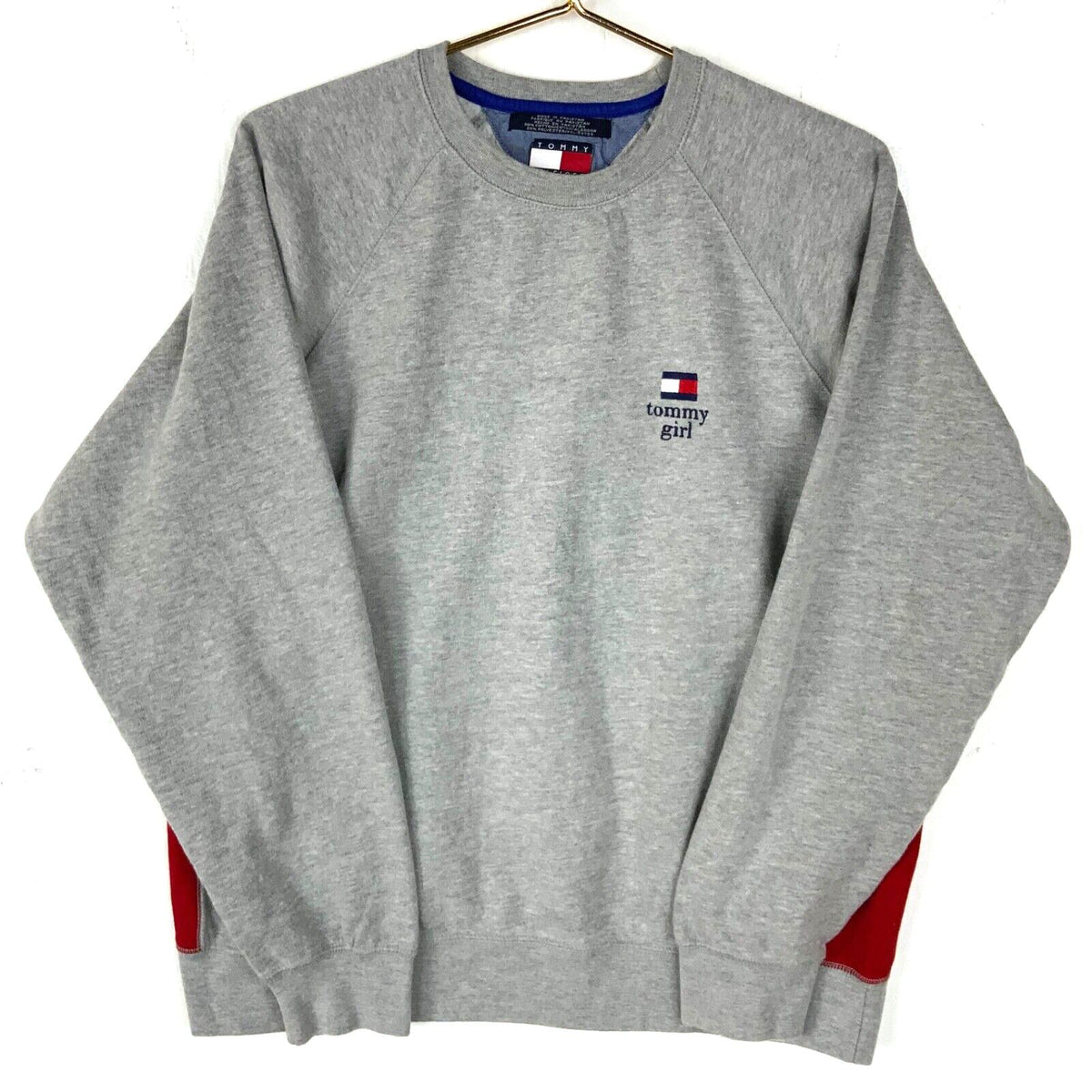 Vintage Tommy Hilfiger Women39s Sweatshirt Crewneck Size Medium Gray Tommy Girl Sweatshirt – Premium Graphic · High-Quality Print