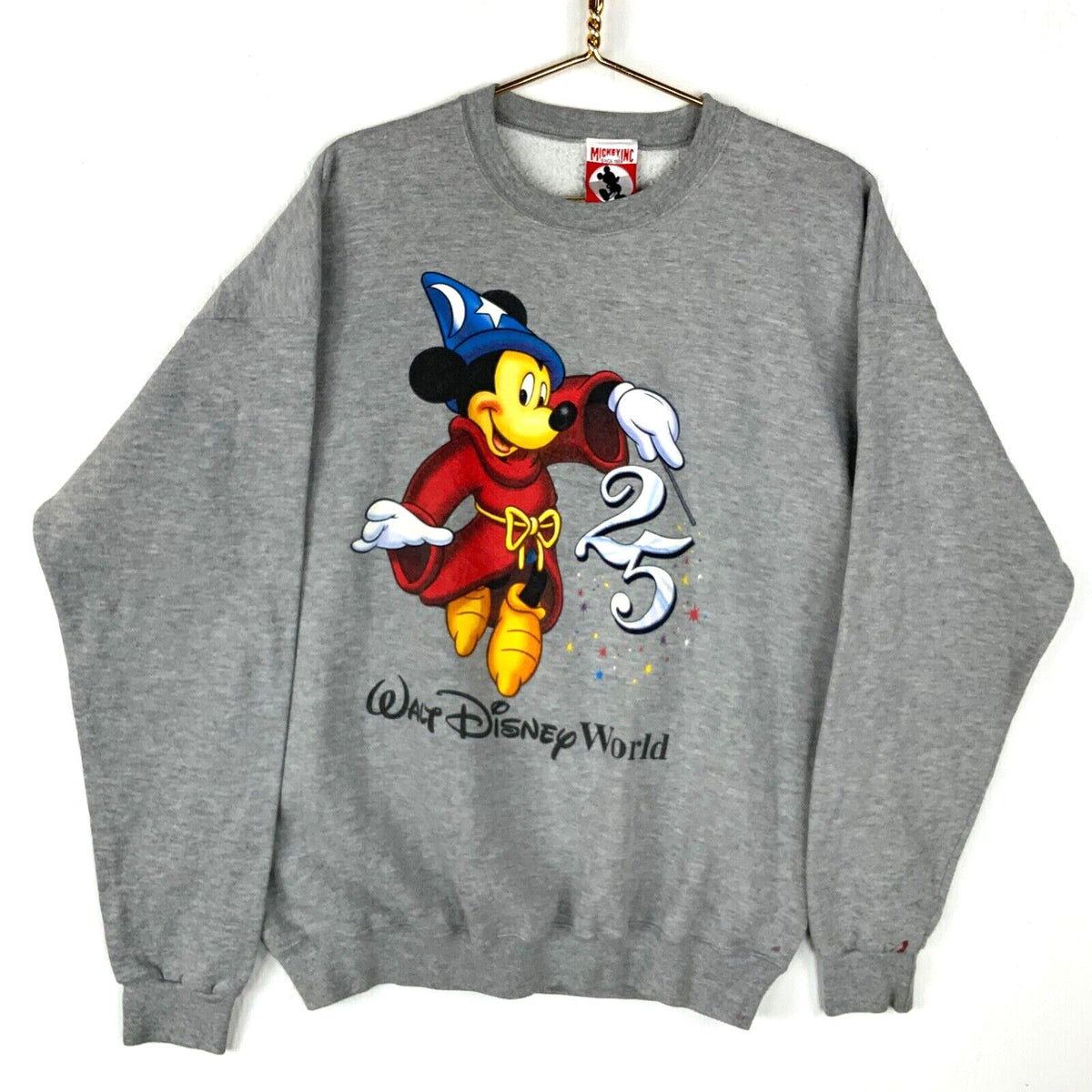 Vintage Mickey Mouse Disney Sweatshirt Crewneck XL Gray 25th Anniversary Sweatshirt – Easygoing Wear · Top Pick For Any Outfit
