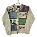 Vintage Woolrich Knit Wool Cardigan Sweater Womens Small Beige Pattern 90s Graphic Tee – Bold Style · Must-Have Style