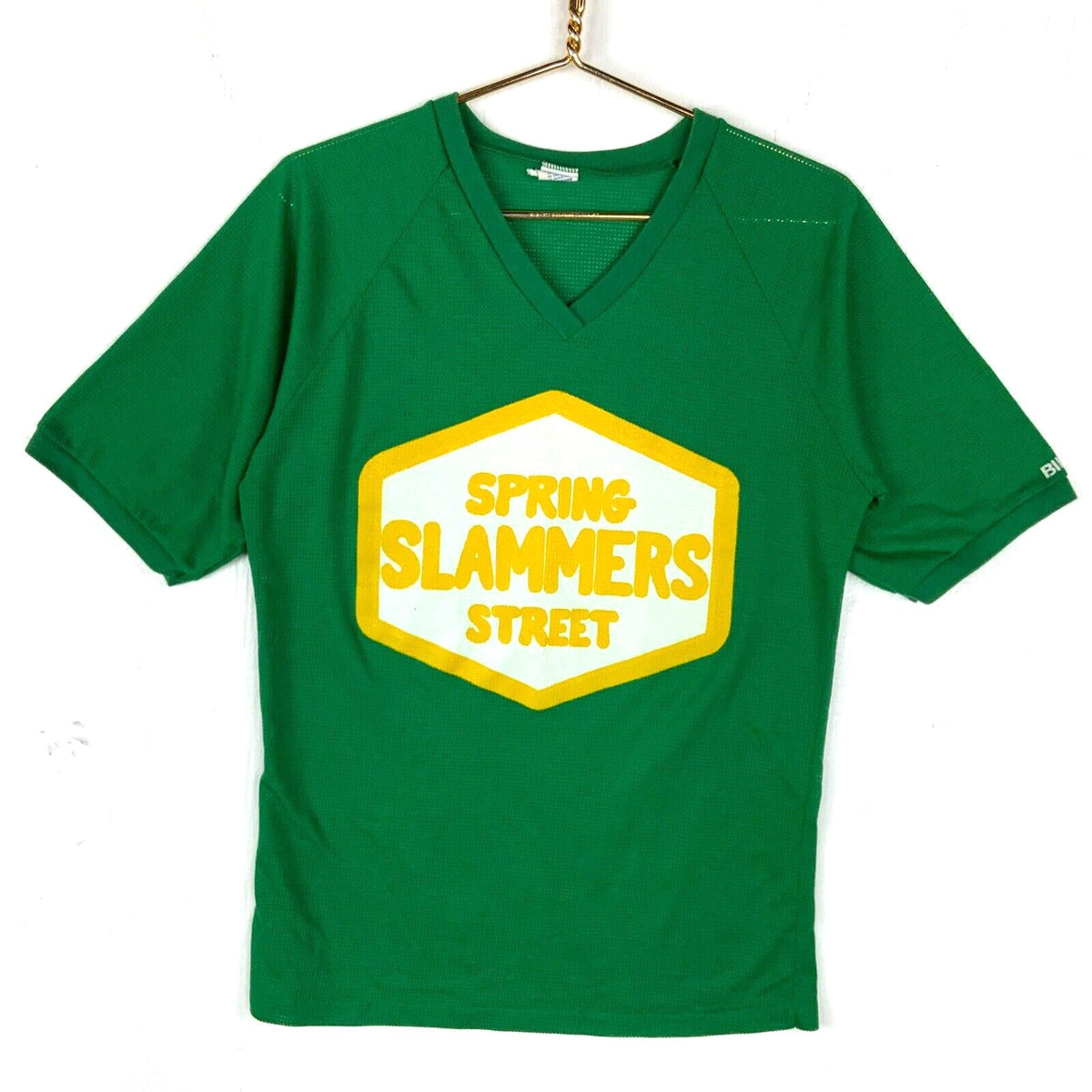 Vintage 1980s Mesh Jersey Shirt Large Green Made Usa Jersey – Cozy Vibes · Great Gift For Fans