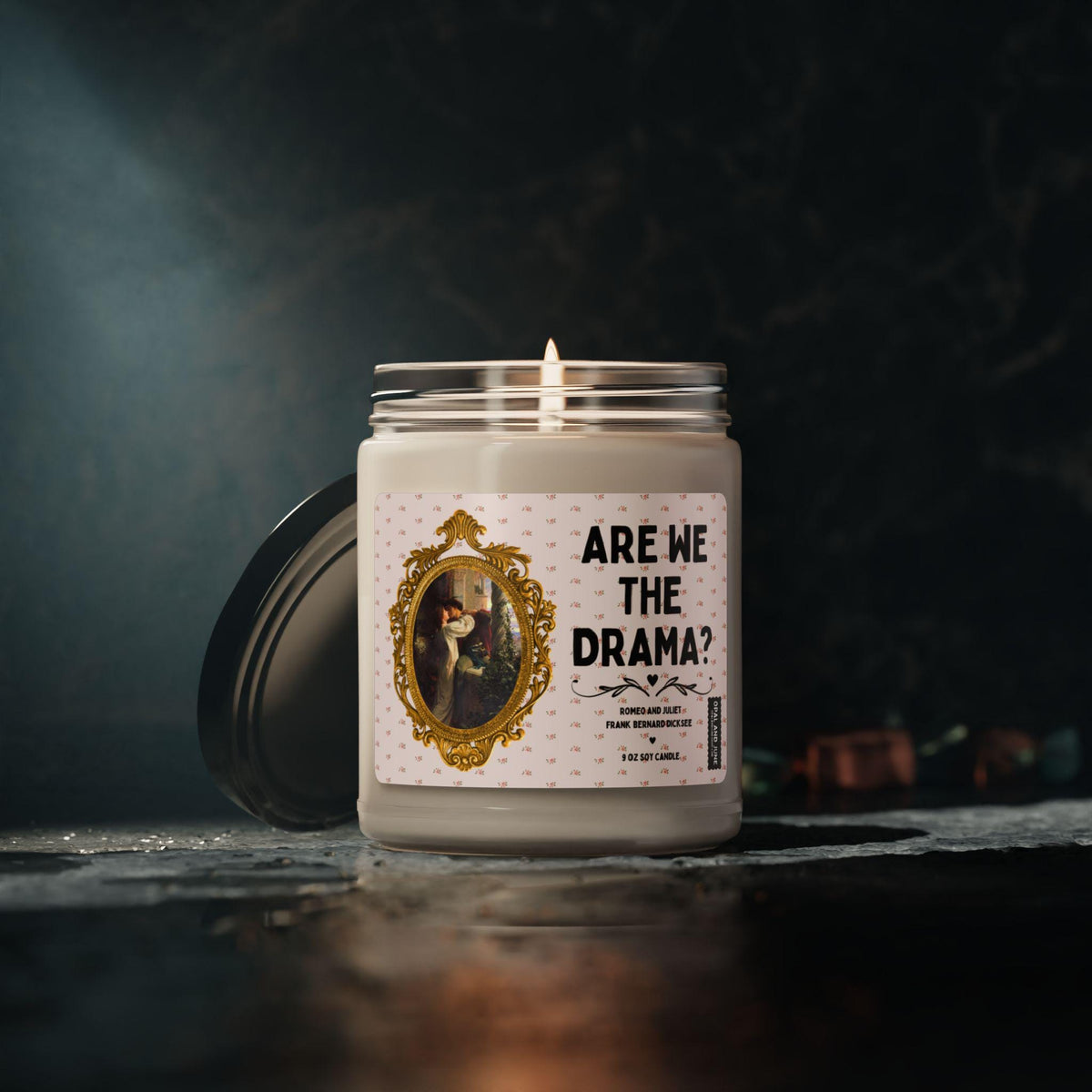 Romeo and Juliet by Frank Bernard Dicksee Funny Bookish Candle for Art Historian William Shakespeare Present for Classic Literature Reader Graphic Tee – Everyday Comfort · Great Gift For Fans