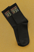 Awesome Since 1935 Socks Funny 90th Birthday Gift Born in 1935 Novelty Socks Unique Birthday Socks 90 Year Old Gift Idea Graphic Tee – Aesthetic Look · Top Pick For Any Outfit