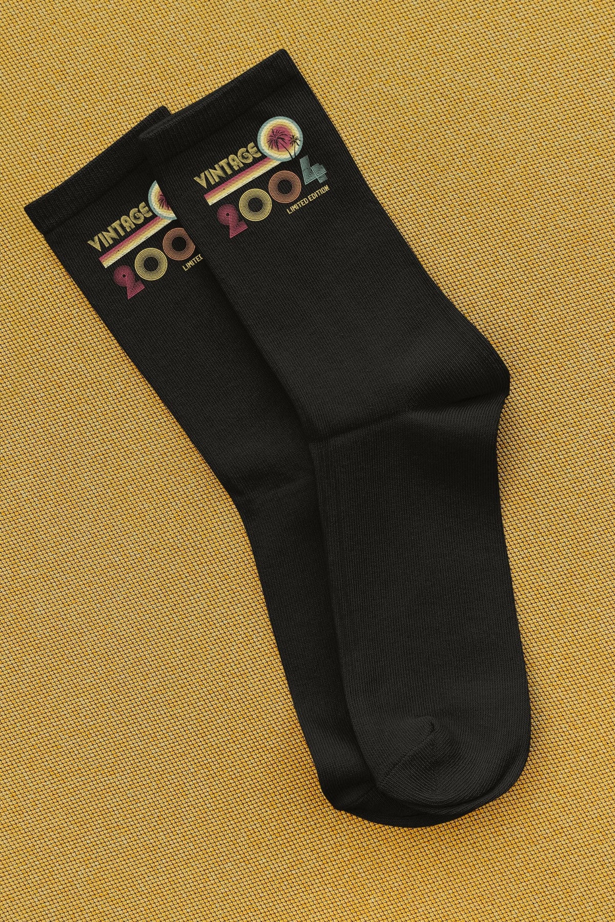 Vintage 2004 Socks 21st Birthday Socks Born in 2004 Gifts Fun Birthday Gift Idea 21 Year Old Present Unique 2004 Design Socks Graphic Tee – Easygoing Wear · Great Gift For Fans
