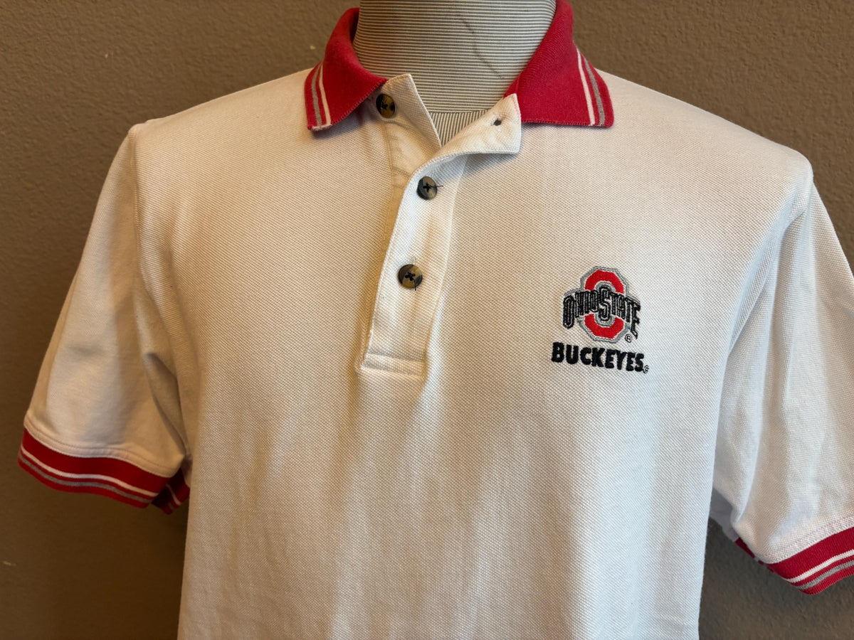 Vintage 9039s Ohio State Buckeyes Football Polo Embroidered shirt M Graphic Tee – Easygoing Wear · Trending Graphic Apparel