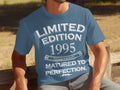Mens 30th Birthday Gifts For Dad T Shirt Top Shirt Gift Present Thirty Limited Edition Year 1995 Matured To Perfection Funny 30 Year old Tee Graphic Tee – Everyday Comfort · Must-Have Style