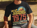 Mens Funny 50th Birthday Shirt Vintage 1975 Limited Edition Tee Retro Gift for Him 50 Years Old Graphic TShirt Graphic Tee – Fan Favorite · High-Quality Print