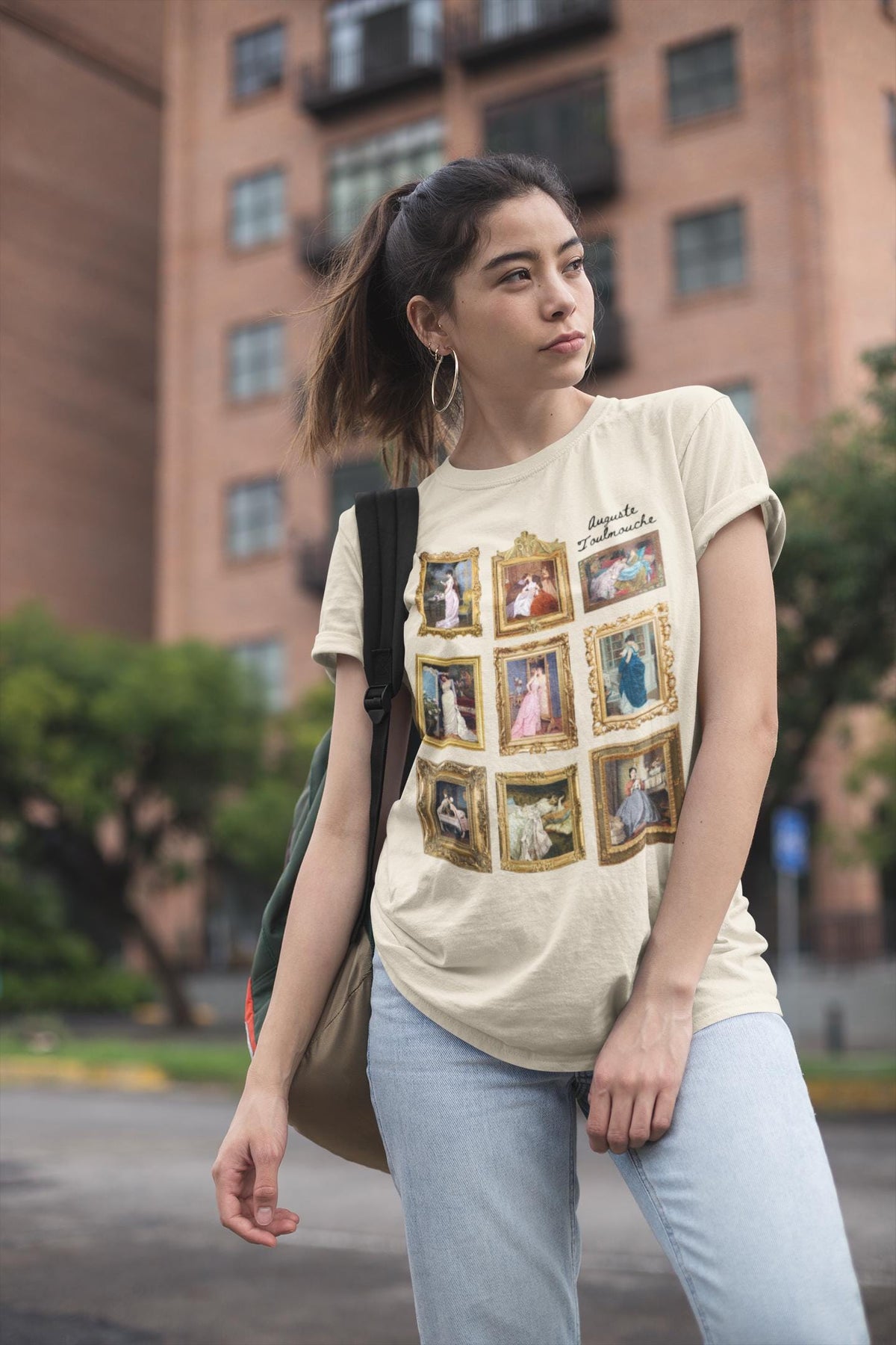 Auguste Toulmouche Famous Paintings TShirt for Humanities Major or Friend Who Loves Art 19th Century Artwork of Women Framed Artwork Tee Graphic Tee – Everyday Comfort · Top Pick For Any Outfit