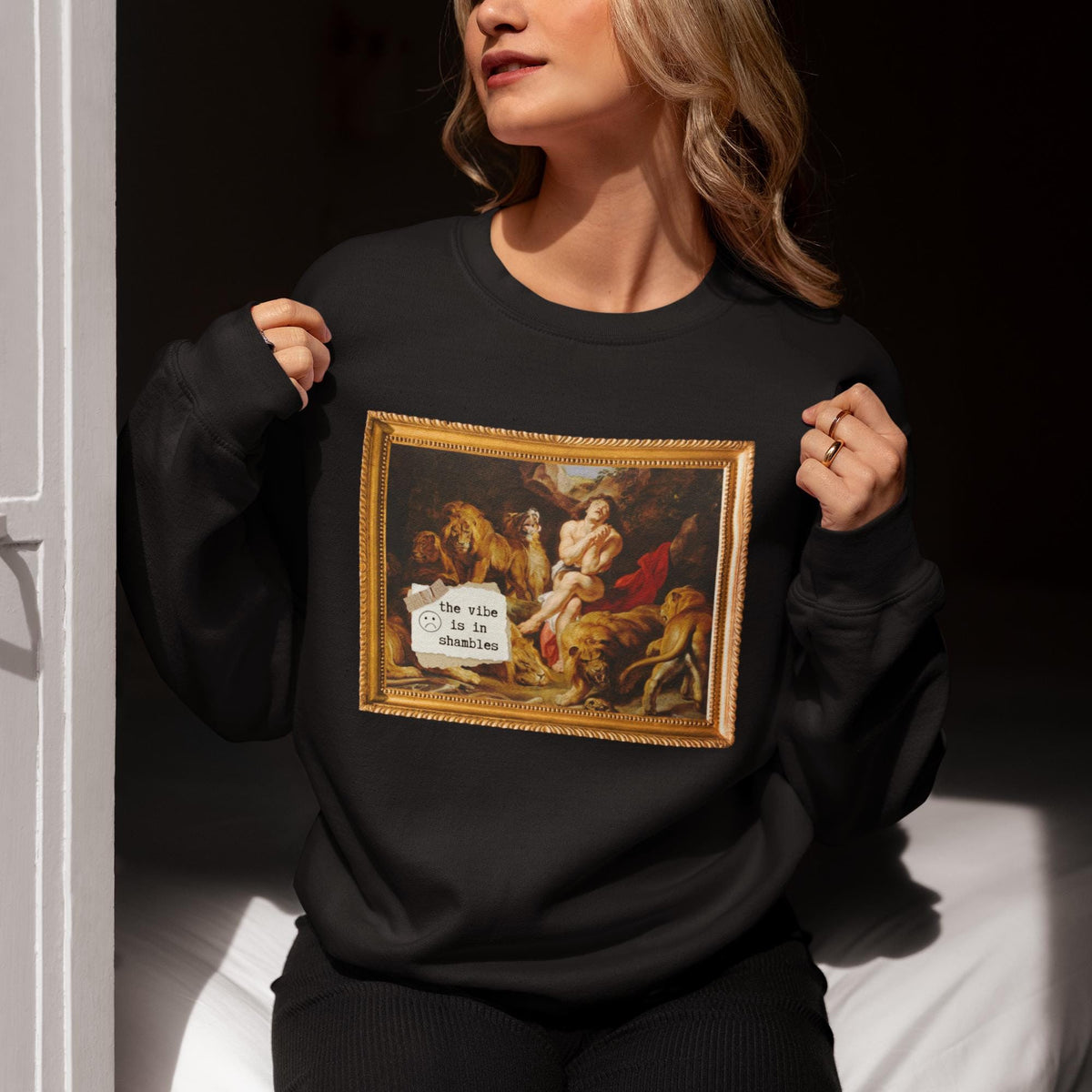Silly Art History Sweatshirt The Vibe is in Shambles Funny Saying Shirt Peter Paul Rubens 17th Century Painting European Art History Gift Sweatshirt – Cozy Vibes · Top Pick For Any Outfit