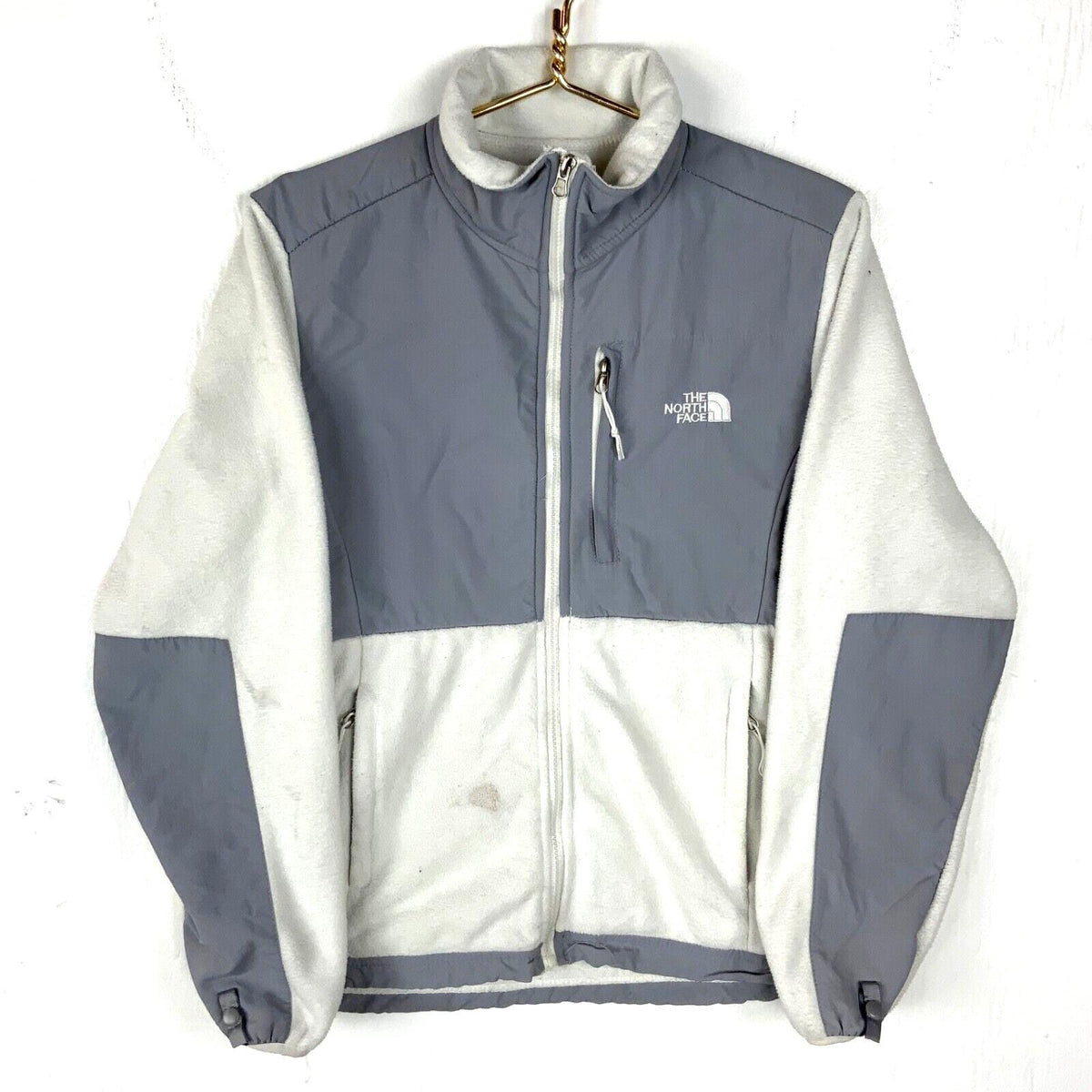 The North Face Denali Fleece Sweater Jacket Womens Medium White Full Zip Graphic Tee – Feel-Good Design · Perfect For Daily Wear