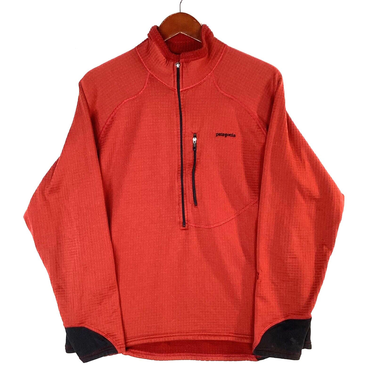 Vintage Patagonia Polartec Fleece Sweater Jacket Large Orange Made In Usa Graphic Tee – Bold Style · Perfect For Daily Wear
