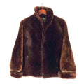 Vintage 1940s Shear Lamb Fur Warm Women39s Coat Jacket Size Small Brown Graphic Tee – Bold Style · High-Quality Print