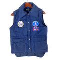 Vintage 1980s Puffer Vest Jacket Size Small Blue Full Zip 80s Graphic Tee – Feel-Good Design · Must-Have Style