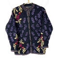 Nordic Design Wool Cardigan Sweater Womens Medium Black Floral Graphic Tee – Bold Style · High-Quality Print