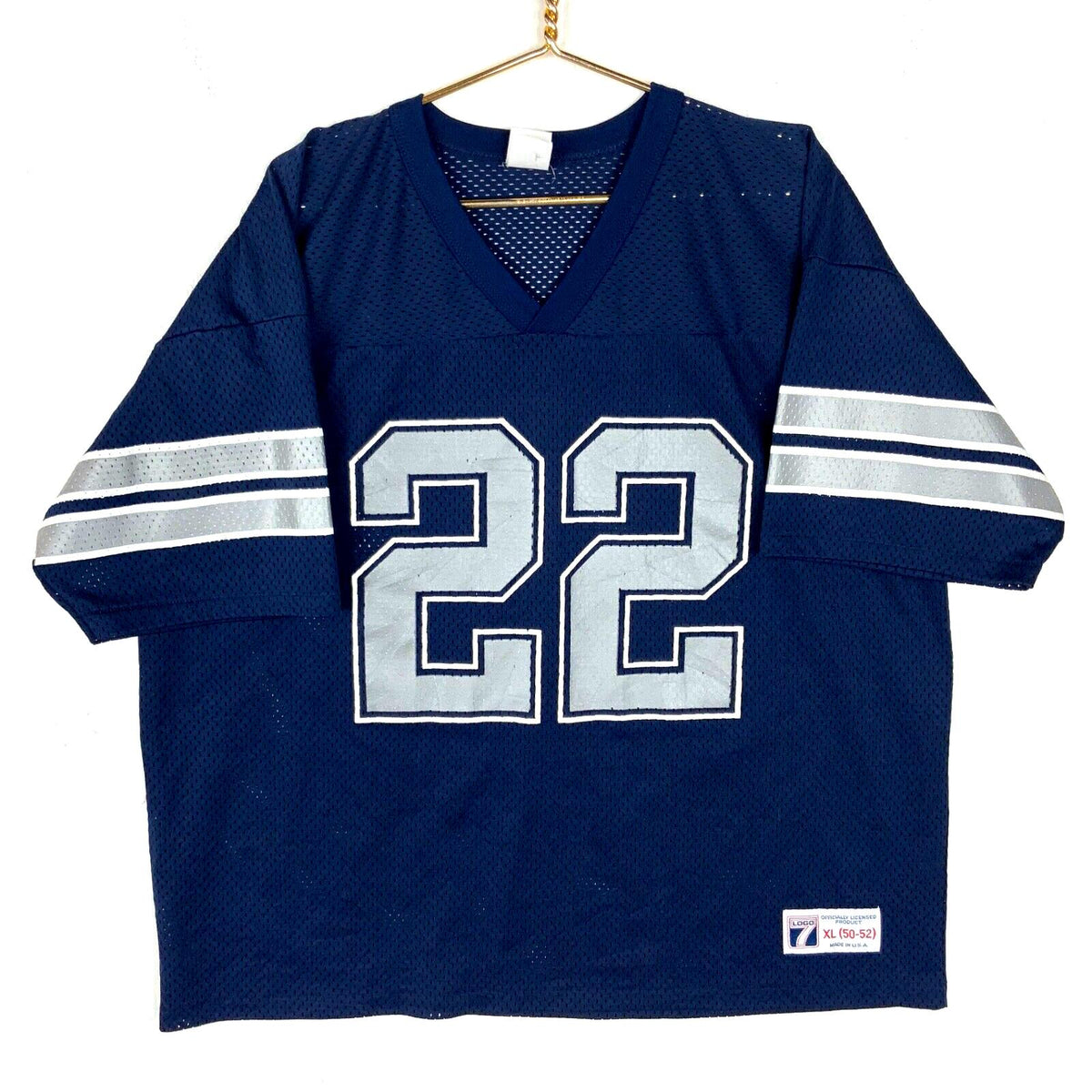 Vintage Dallas Cowboys Jersey 2XL Logo 7 Blue Emmitt Smith Nfl Jersey – Everyday Comfort · Trending Graphic Apparel