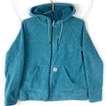 Carhartt Fleece Sweater Hooded Jacket Womens Size Medium Blue Graphic Tee – Everyday Comfort · Must-Have Style