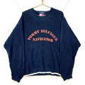 Vintage Tommy Hilfiger Navigator Knit Sweater Large Blue Crewneck 90s Graphic Tee – Everyday Comfort · Must-Have Style