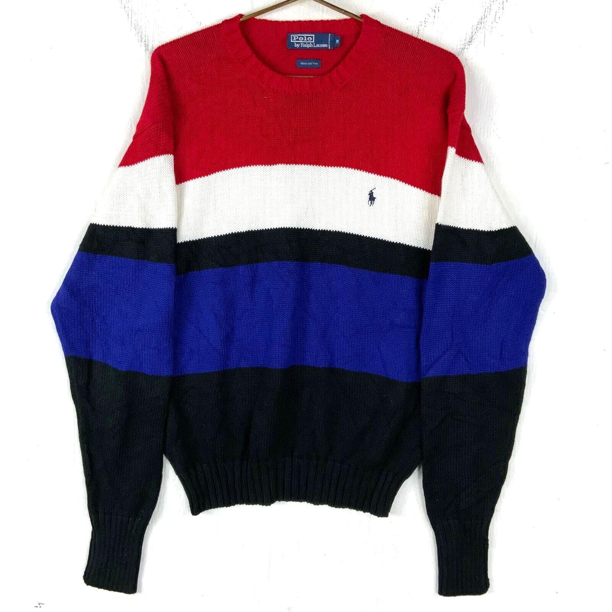 Vintage Polo By Ralph Lauren Knit Sweater Size Medium Graphic Tee – Easygoing Wear · Must-Have Style