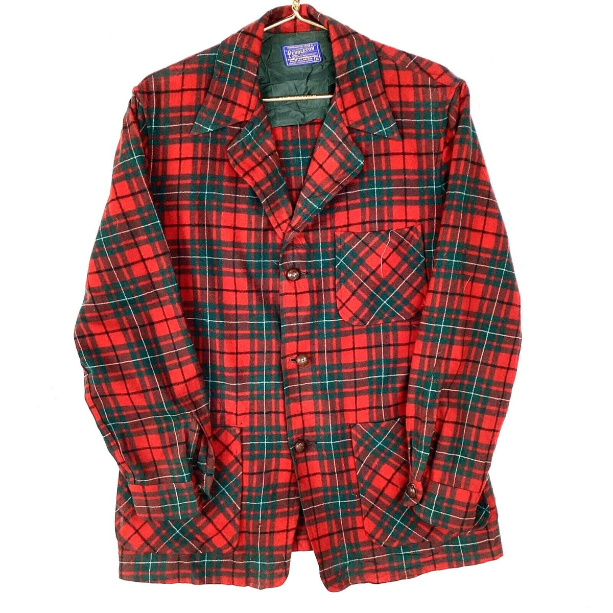 Vintage Pendleton Wool Blazer Medium Red Made Usa 1970s Long Sleeve Button Graphic Tee – Premium Graphic · Must-Have Style