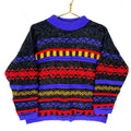 Vintage Grandma 3D Knit Sweater Womens Medium Gray Crewneck Pattern 90s Graphic Tee – Feel-Good Design · Trending Graphic Apparel