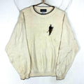 Vintage Grandpa Knit Sweater Large White Crewneck Golf Graphic Tee – Soft Feel · Perfect For Daily Wear