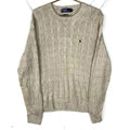 Vintage Polo Ralph Lauren Cable Knit Sweater Large Beige Silk 90s Graphic Tee – Premium Graphic · High-Quality Print