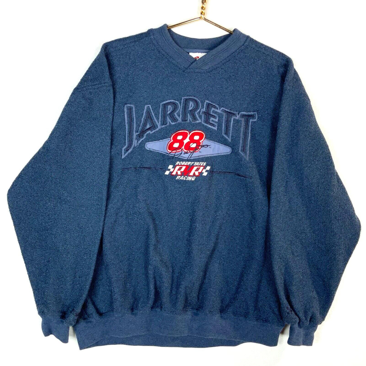 Vintage Nascar Chase Sweatshirt Large Blue Robert Yates Racing Team Dale Jarrett Sweatshirt – Fan Favorite · Perfect For Daily Wear