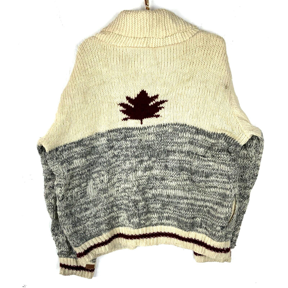 Cowichan Knit Wool Sweater Large White Full Zip New Zealand Graphic Tee – Feel-Good Design · Great Gift For Fans
