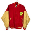 Vintage 1990s Wool Leather Bomber Jacket XL Snap Button Made In Canada Graphic Tee – Easygoing Wear · Must-Have Style