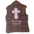 Cowgirl Hardware Riding Club Women39s Vest Jacket Size Medium Brown Rhinestone Graphic Tee – Premium Graphic · Trending Graphic Apparel