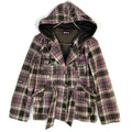 Vintage Y2K LA Kitty Women39s Plaid Sweater Jacket Size Medium Button Up Hoodie Hoodie – Premium Graphic · Trending Graphic Apparel