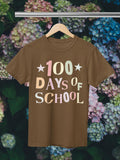 Cute 100 Day of School TShirt Gingham Pattern and Stars Colorful Kindergarten Crew Matching Shirt Funny Teacher Tee Celebrate 100th Day Graphic Tee – Everyday Comfort · Top Pick For Any Outfit